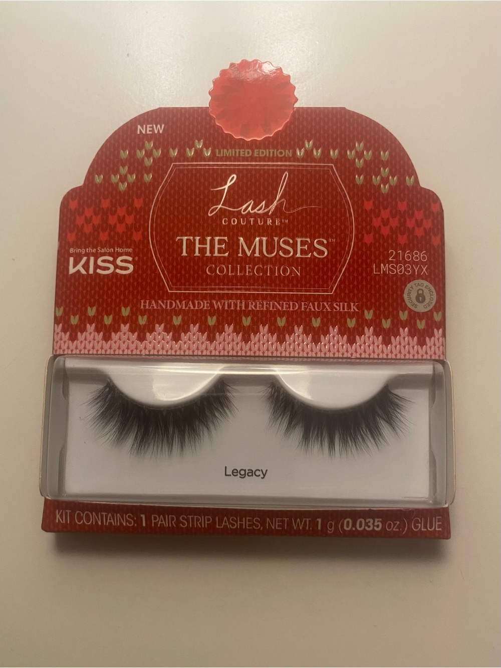KISS Lash Couture The Muses Collection 'Legacy' Black False Eyelashes